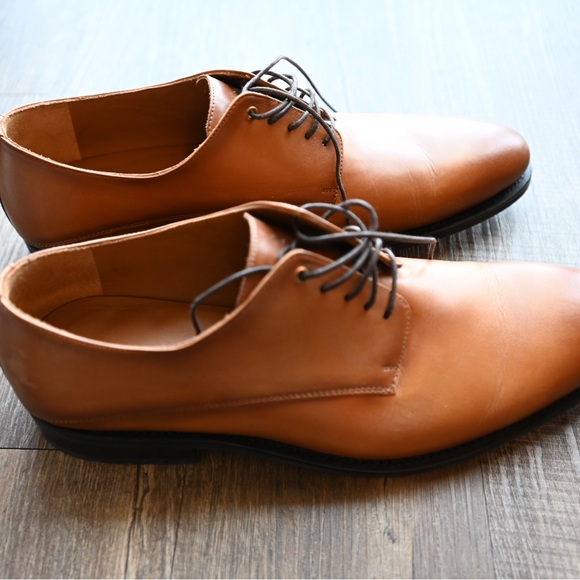 Taft Brown Leather Oxfords Sleek Minimalist Design main image 4